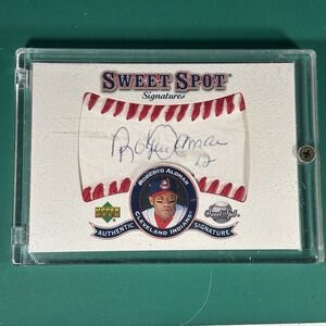 2001 - UPPER DECK - SWEET SPOT ROBERTO ALOMAR - SIGNATURES - AUTOGRAPHED - S-RAL